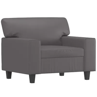Produktbild von Sessel dkd-home-decor 94 x 77 x 80 cm Grau Kunstleder Metall Textilene