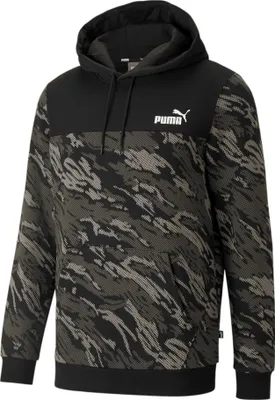 Produktbild von PUMA Graphic Camouflage Fleece Hoodie Herren puma black M