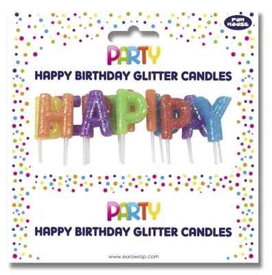 Obrázek produktu pro Clairefontaine 12825-HBMC Sada dortových svíček Clairefontaine "Happy Birthday", barevná