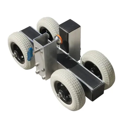 Zdjęcie produktu dla Wózek do transportu blatów roboczych, nośność 200 kg, konstrukcja ze stali nierdzewnej