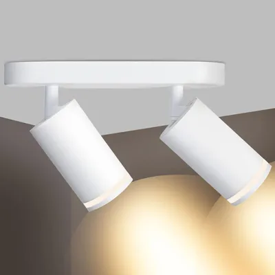 Obrázek produktu pro Stropní reflektor se 2 otočnými lampami a paticí GU10