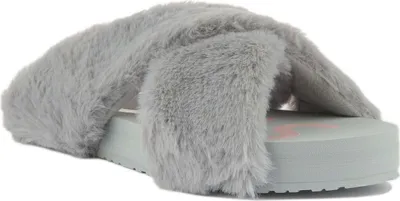 Produktbild von Toms Susie EVA Frauen Kunstfell Plattform Hausschuhe Grau – 4 UK - 36,5 EU - 6 US / Grau