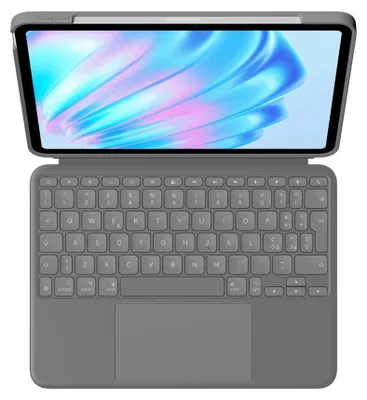 Zdjęcie produktu dla Logitech Combo Touch, QWERTY, Włoski, Panel dotykowy, 1,8 cm, 1 mm, Apple