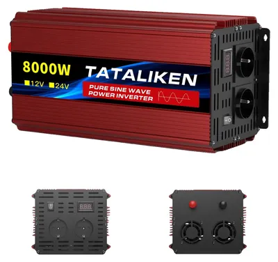 Immagine prodotto di Inverter, design portatile, alta efficienza, 12 V 8000 W, 220 V 50 Hz, UE