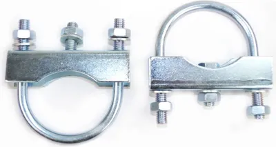 Produktbild von Runddeichselbefestigung für Schützradklemme 2 Stützradschelle Klemmschelle 70mm