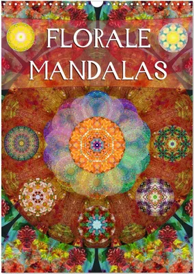 Produktbild von FLORALE MANDALAS (Wandkalender 2025 DIN A3 hoch), CALVENDO Monatskalender