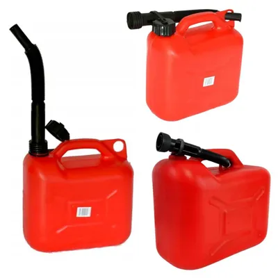 Produktbild von Anwicar Benzinkanister Kunststoff 5 L Rot, Kraftstoffkanister