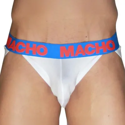 Produktbild von Macho - Mx29Az Weisser Jock + Dunkelblau Xl