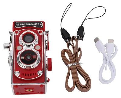 Productafbeelding van Vintage digitale camera, 24 megapixels, 2.7K, autofocus, TLR-stijl, retro, draagbaar, geschikt voor reizen en dagelijks gebruik