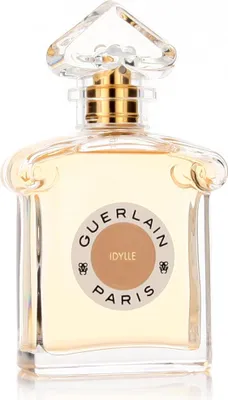 Productafbeelding van Guerlain Idylle, voor dames, 75 ml, niet navulbare fles, spray. Inhoud: ALCOHOL - PARFUM (FRAGRANCE) - AQUA (WATER) - ETHYLHEXYL METHOXYCINNAMATE - BUTYL...
