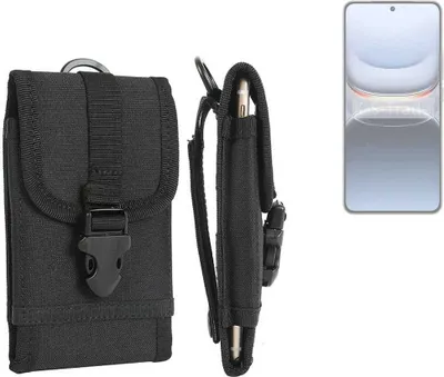 Produktbild von K-S-Trade Holster Handy Hülle kompatibel mit Vivo iQOO 13 Holster Handytasche Gürtel Tasche Schutz Hülle Robust Outdoor schwarz