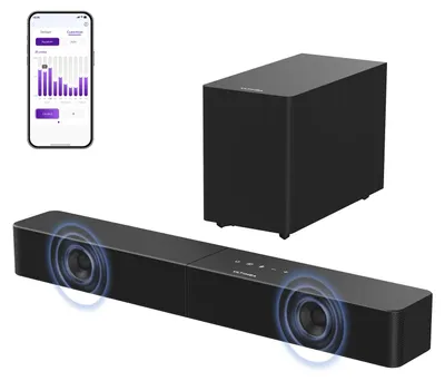 Produktbild von Soundbar - Poseidon R3T - 2.1-Kanal-Sound - 240 W - Kabelloser Subwoofer - App-Steuerung - HDMI - BassMX und VoiceMX