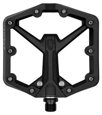 Produktbild von Crankbrothers Stamp 1 Gen 2, Komposite, Nylon, Schwarz, Chromoly-Stahl 4140 (CrMo), Plattformpedale, 111 mm, 114 mm