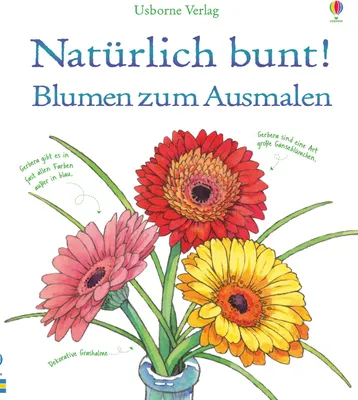 Produktbild von Natürlich bunt! Blumen zum Ausmalen