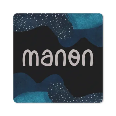 Produktbild von MuchoWow® Mauspad Mousepad Manon - Pastell - Mädchen 20x20 cm - Mousepads - Maus Mat - Pad - Mausunterlage - Desk Mat - Bureauartikeln