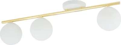 Immagine prodotto di Lampada da soffitto Emibig 3xE14 10W MONZA con 3 paralumi bianchi 1253/3