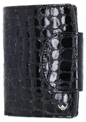 Productafbeelding van Golden Head Leer portemonnee Cayenne RFID Protect Kombischeintasche mit Riegel 1439 Schwarz zwart