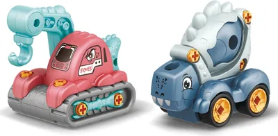 Produktbild von Auto Dino, Bagger 2 Stück, sortiert Spielzeug