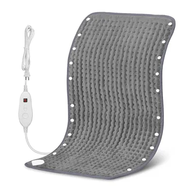 Produktbild von Wärmekissen, 50x100cm Heizteppich, Untertisch-Heizkissen, 10 Temperaturstufen, Timerfunktion, waschbar, faltbar, geeignet für Büro und Homeoffice