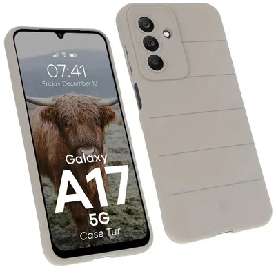 Produktbild von Robuste Handyhülle für Galaxy A17 5G, Bizon Case Tur, Hellgrau