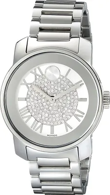 Produktbild von Movado Bold Damenuhr silber Edelstahl elegante Designer Uhr