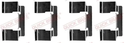Produktbild von QUICK BRAKE 109-1235 Zubehörsatz Scheibenbremsbelag Vorne für NISSAN ALMERA II Hatchback (N16) PRIMERA (P11) PRIMERA Hatchback (P11)