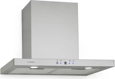 Produktbild von Klarstein Limelight Dunstabzugshaube - Edelstahl Wandhaube, Abzugshaube mit 3 Leistungsstufen, 600 m³/h, Digitalanzeige, LED-Beleuchtung, 64 dB, 60 cm Breite, silber