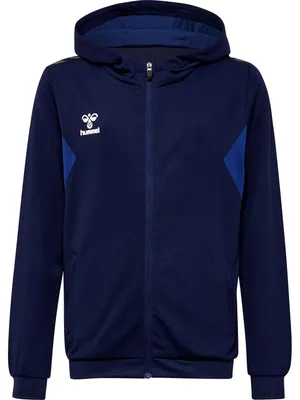Zdjęcie produktu dla Hummel hmlAUTHENTIC PL ZIP HOODIE KIDS - navy, rozmiar:152