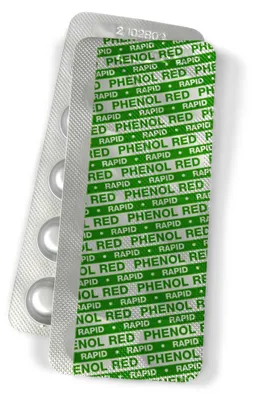 Produktbild von 50 Stk. Phenol Red Rapid Tabletten für Pooltester pH (5 Streifen)
