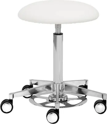 Produktbild von Mayer Arbeitshocker myPROFI - Tellersitz 1390 30 582 weiß Kunstleder