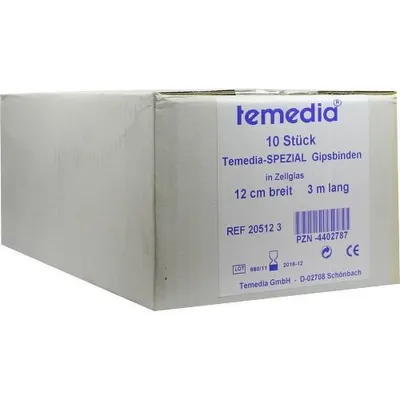 Produktbild von Gipsbinde Temedia spezial 12 cmx3 m 10 St