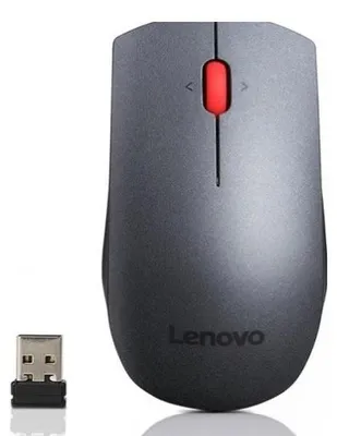 Zdjęcie produktu dla Lenovo 4X30H56886, Oburęczny, Laser, RF Wireless, 1600 DPI, Szary, Czerwony