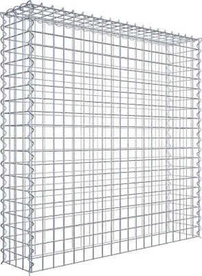 Produktbild von Anbaugabione Typ 3 100 cm x 100 cm x 20 cm (L x H x T), Maschenweite 5 cm x 5 cm, Spirale