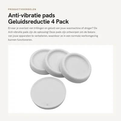Produktbild von Antivibrationspads – SchwingungsdämpferWaschmaschine – SchwingungsdämpferTrockner – SchwingungsdämpferSchwingungsmatteVielseitig einsetzbar – Hochwertiges Material