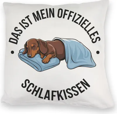 Produktbild von Schlafender Dackel - Mein SchlafKuschelkissen