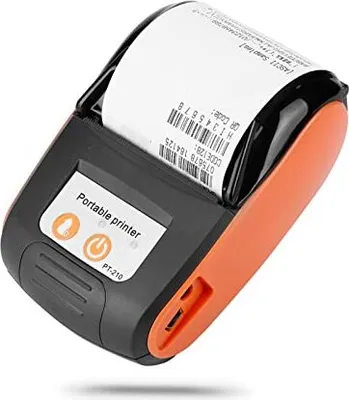 Produktbild von Thermaldrucker 58 mm, drahtlose tragbare Quittung Bluetooth 4.0 USB Android, iOS, Windows, 1500 mAh