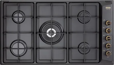 Immagine prodotto di De’Longhi ANL 59 PRO piano cottura Antracite Da incasso 90 cm Gas 5 Fornelli
