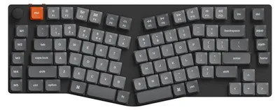 Image de Keychron K15 Max Led Red Switch Wireless Low Profile Keyboard (Black) [K15M-A1].