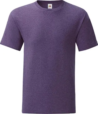 Produktbild von Fruit of the Loom 61-430-0 | Herren Iconic T, 100% gekämmte, ringgesponnene Baumwolle - Farbe: Heather Purple - Größe: XL