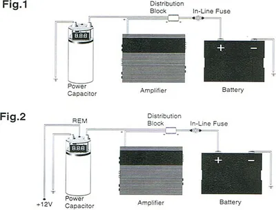Image de 3,0 Farad Condensateur d'alimentation audio pour voiture Régulateur d'amplificateur Stabilisateur Couleur bleue Pièces automobiles modifiées