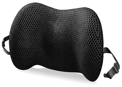 Obrázek produktu pro Ergonomická bederní opěrka z paměťové pěny pro auto a kancelářskou židli