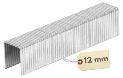 Produktbild von Tackerklammern Typ 50 Heftklammern Handtacker Klammer Tackernadeln Stahlklammer Tacker Klammern T-50 verzinkter Stahl Heft Klammern Flachdrahtklammern 12 mm 5000 St