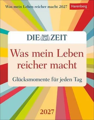 Produktbild von Was mein Leben reicher macht Tagesabreißkalender 2027 - Glücksmomente für jeden Tag