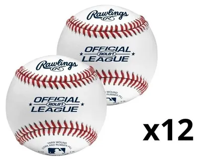 Produktbild von Rawlings ROLB1 Leder-Baseball | 12 Stück