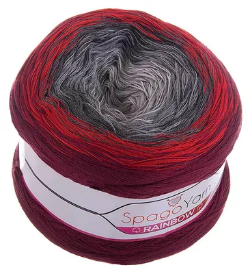 Produktbild von 250g Farbverlaufsgarn Rainbow mit 1000m Bobbel Strickwolle Häkelgarn Sommerwolle
