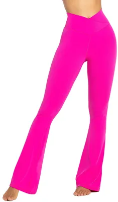 Produktbild von Sunzel Ausgestellte Leggings, überkreuzte Yogahose Schlaghose mit Bauchkontrolle