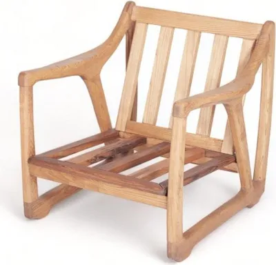 Produktbild von Relaxstuhl Gartenstuhl Stuhl Lehnstuhl Holzstuhl Designstuhl