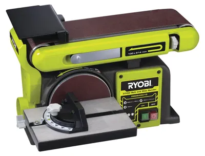 Produktbild von Ryobi RBDS4601G, Bandschleifmaschine, Tischplatte, 10 cm, 91,4 cm, 492 RPM, 375 W