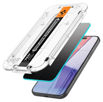 Obrázek produktu pro Spigen AGL06905, Apple, iPhone 15, Odolné proti poškrábání, Průhledná, 1 kusů
