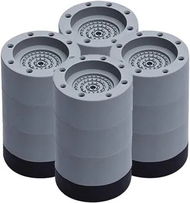 Produktbild von Universal Anti-Vibration-Fuß für Waschmaschinen, Gummi-Pads für Lärmdämpfung, Vibrationstilgung für Waschmaschinen